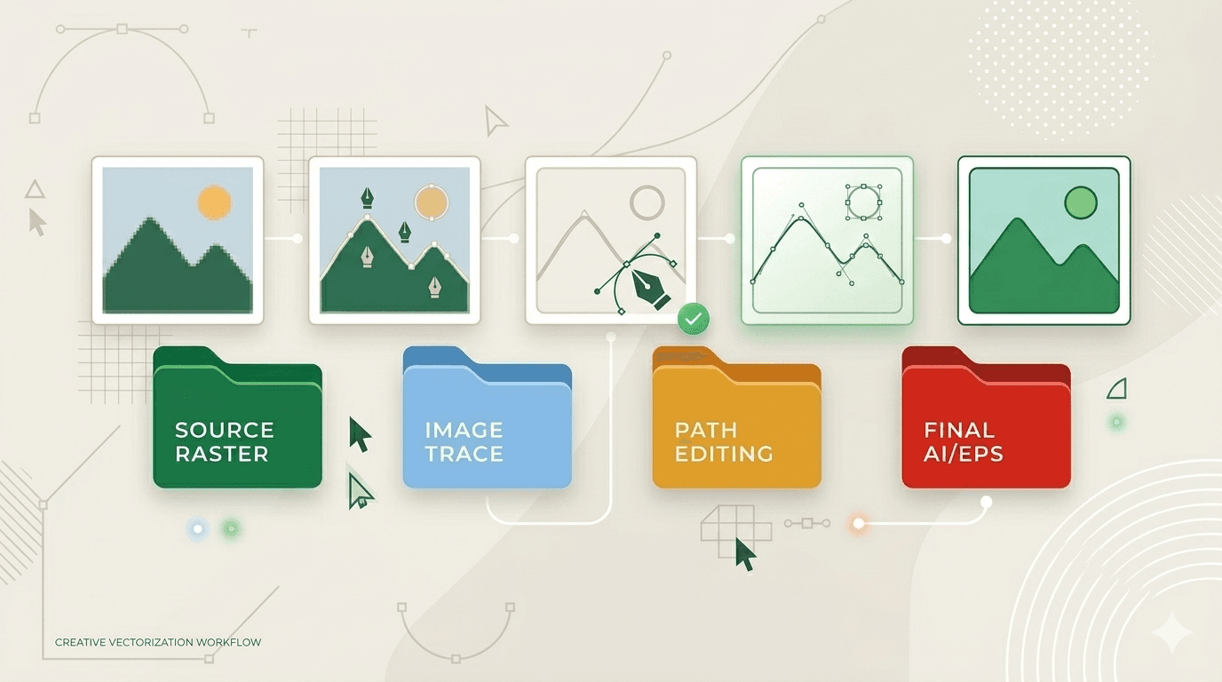 How to vectorize an image in Illustrator